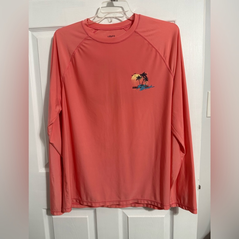 crown & ivy Coral Rash Guard